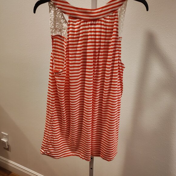 Elle Women's Tank Top Size Large NWT Stripes Breezy South Beach - Picture 12 of 12